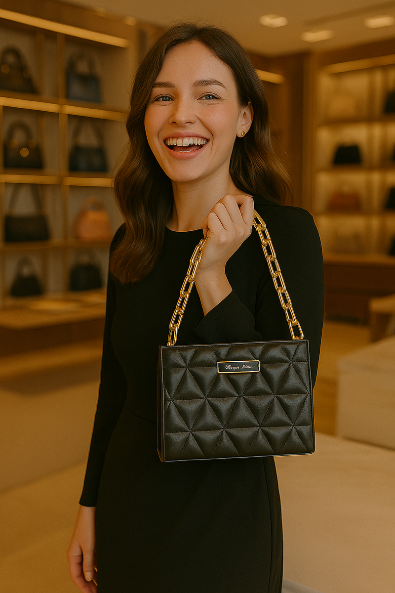 Bolsa Feminina Balada Vancouver Luxo - Design exclusivo que proporciona charme em qualquer ocasião