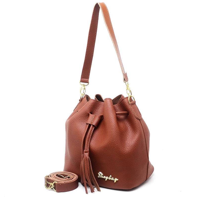 Kit Bolsa Saco + Carteira Feminina Egito - Charme e Funcionalidade em cada Detalhe