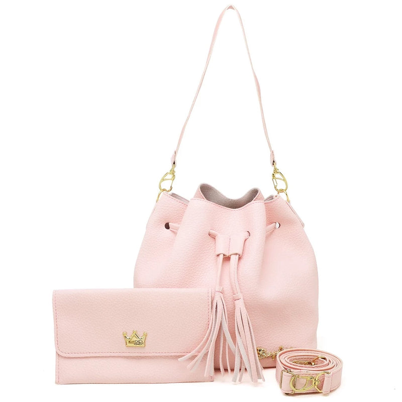 Kit Bolsa Saco + Carteira Feminina Egito - Charme e Funcionalidade em cada Detalhe