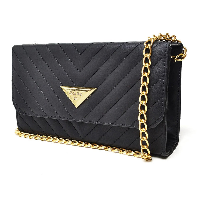 Bolsa Feminina Luxo Vegas com Corrente Dourada - Estilo que se destaca